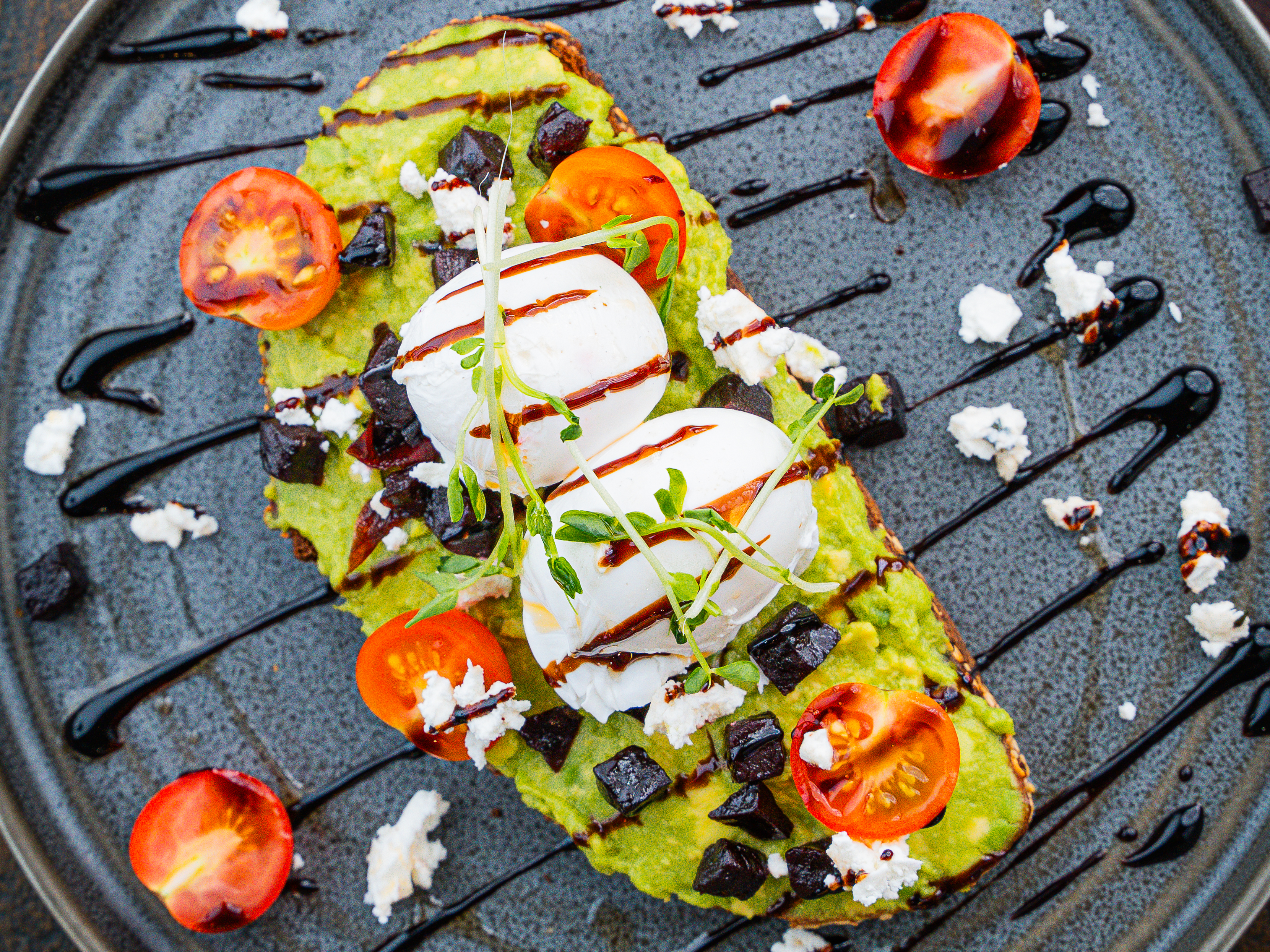 Smashed Avocado on sourdough - Vegetarian, Gluten Free option